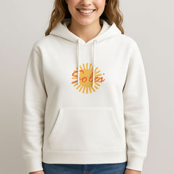 Abstract Sun Solei Womans Hooded Sweatshirt
