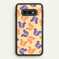 Pumkin Mouse And Stars Pattern Galaxy S10e Case