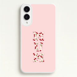 Floral Varsity Mum Galaxy S25 Edge Case
