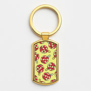 Disco Baubles Pattern Luxury Keyring 3