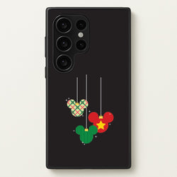 Cartoon Mouse Hanging Baubles Galaxy S24 Ultra Case