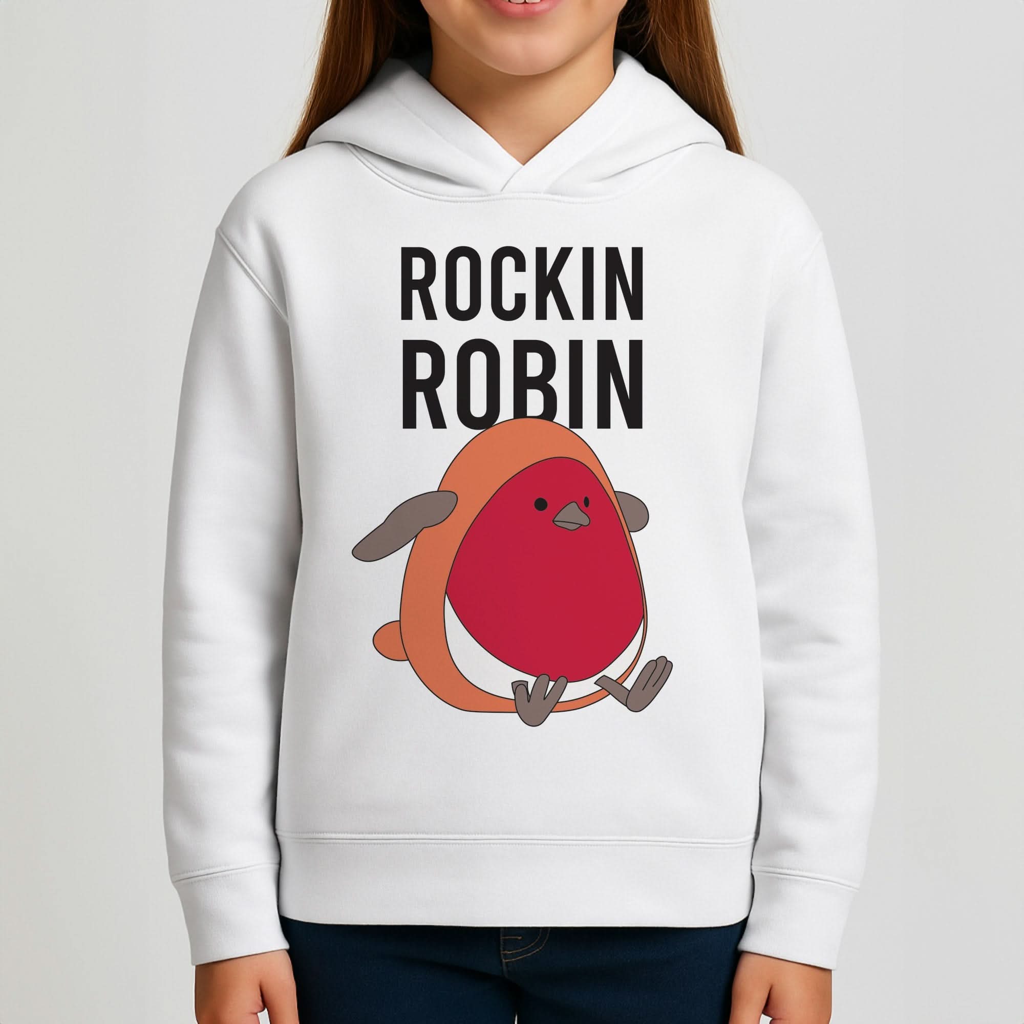 Rockin Robin Plush Girls Hoodie