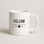 Yellow Music Player Coffee Mug