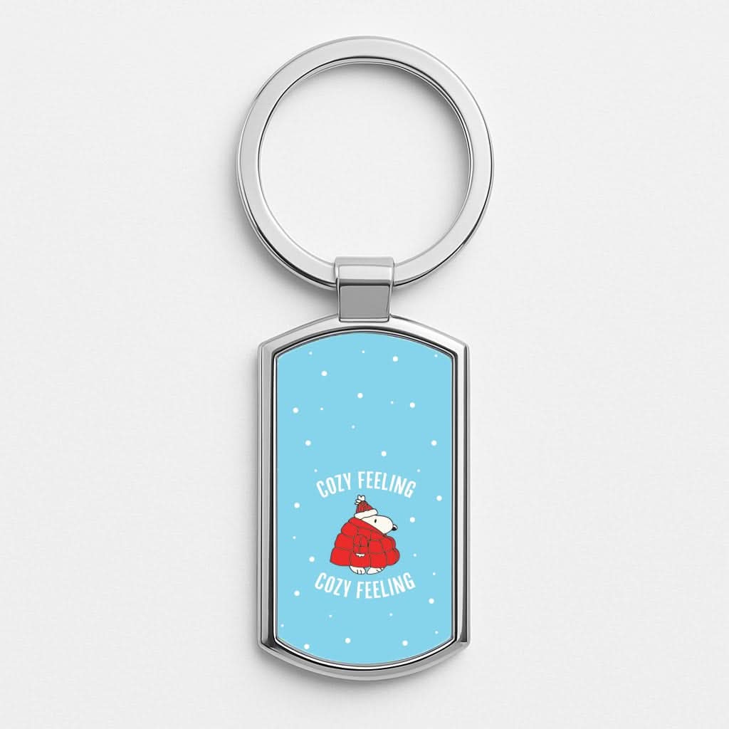 Cozy Feeling Cartoon Beagle Puffer Jacket Luxury Keyring