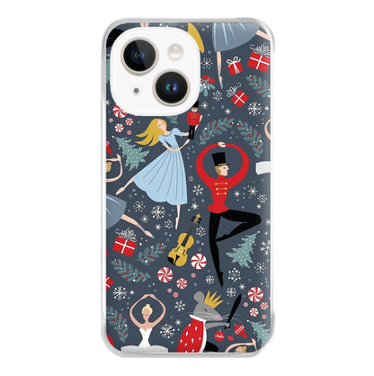 Nutcracker Ballet Pattern - Christmas Phone Case