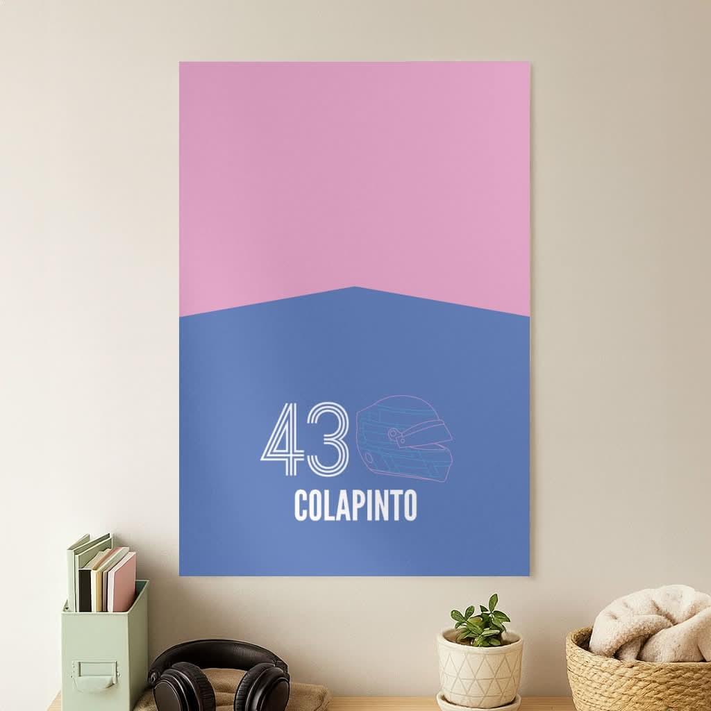Colapinto Helmet 2026 Poster