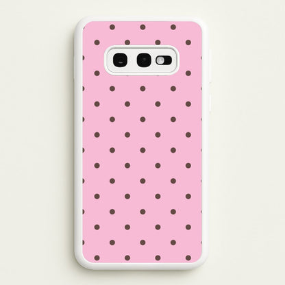 Strawberry Polka Dots Galaxy S10e Case