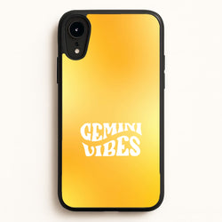 Gemini Vibes Gradient Zodiac iPhone XR Case
