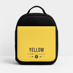Yellow Music Player Insulated Lunch Bag