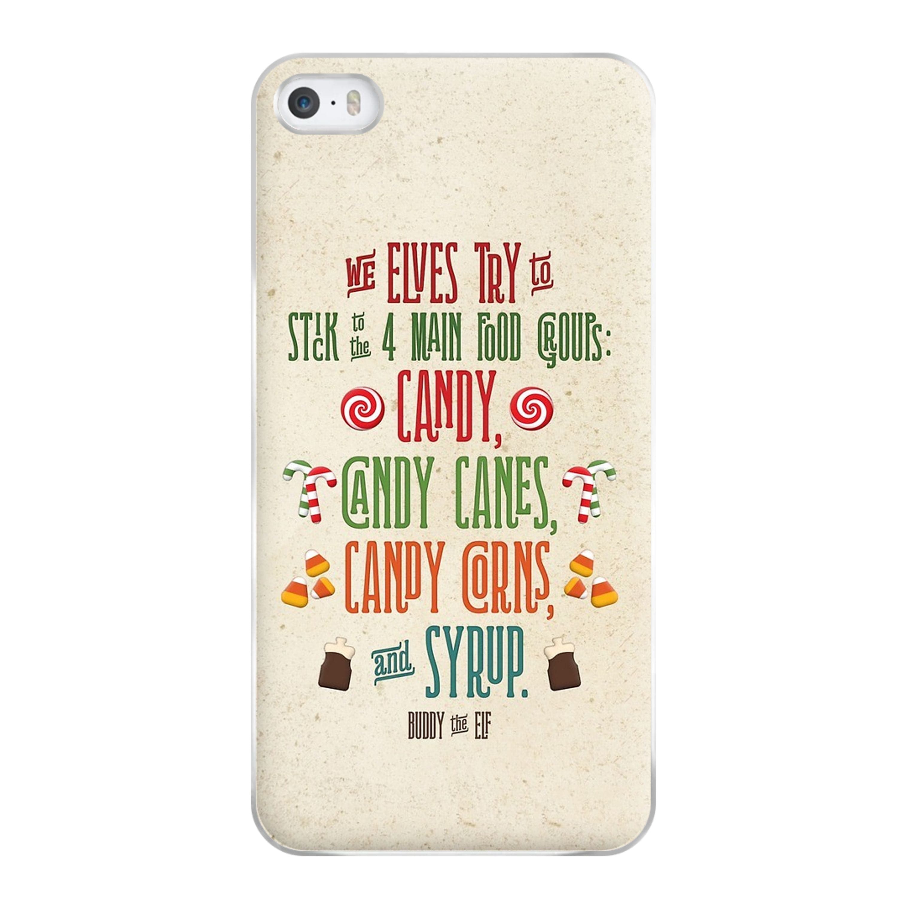 The Four Main Food Groups - Elf Phone Case