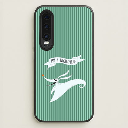 Stripey I'm A Nightmare Huawei P30 Case