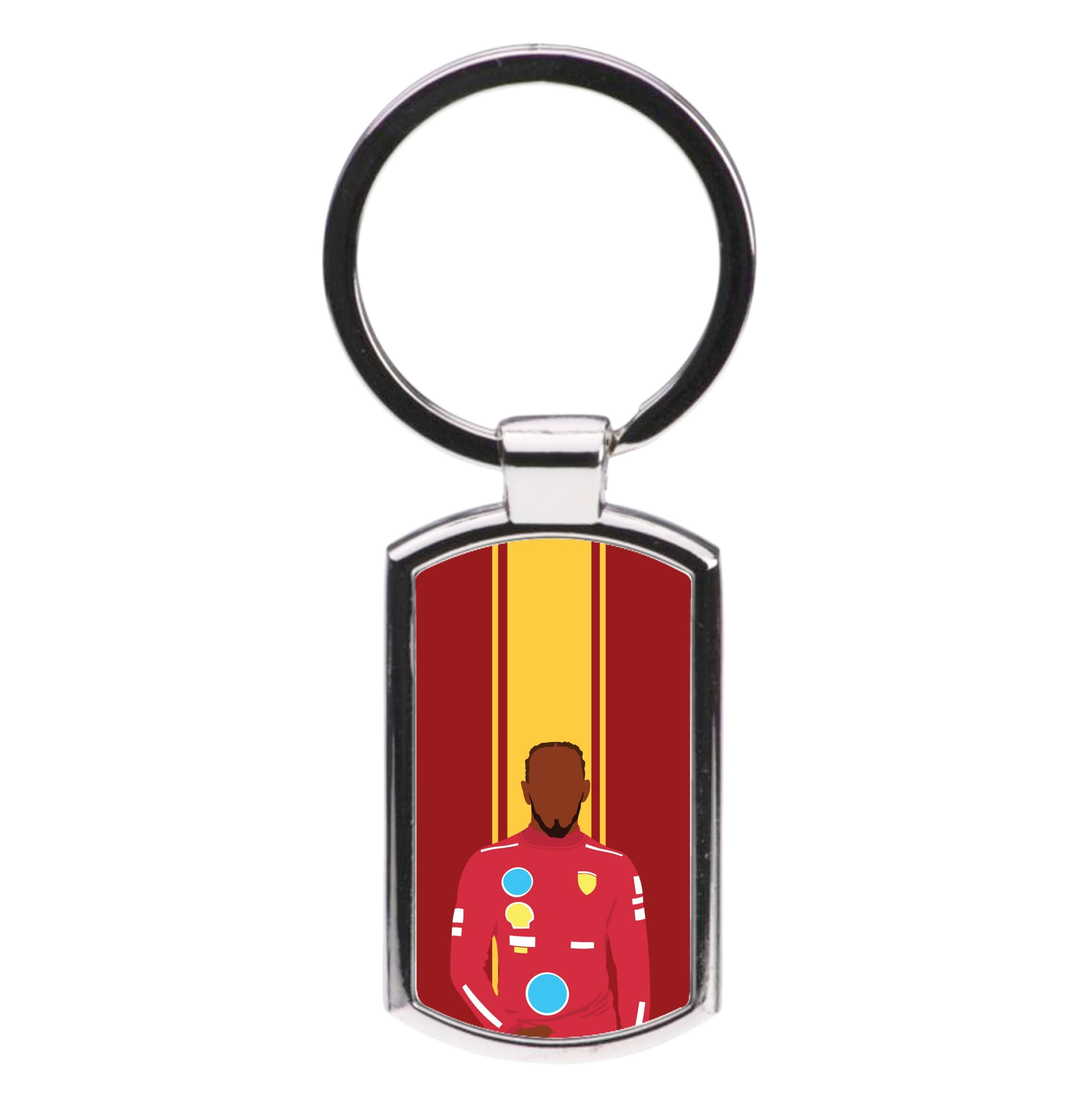 Hamilton In Red Luxury Keyring