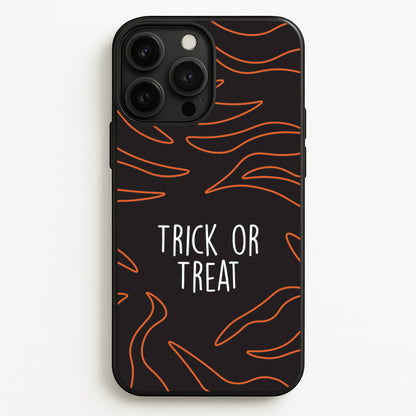 Zebra Print Trick Or Treat iPhone 13 Pro Case
