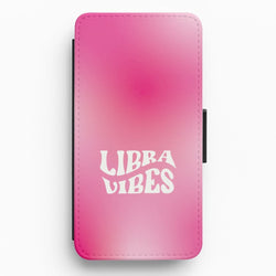 Libra Vibes Gradient Zodiac Flip / Wallet Phone Case