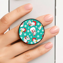 Christmas Cartoon Beagle Pattern Phone Grip