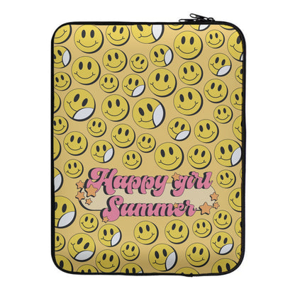 Happy Girl Summer - Summer Laptop Sleeve