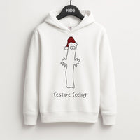 Festive Feeling Wiggly Moom Kids Hoodie