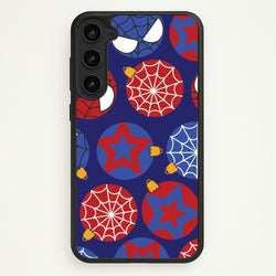 Spider Hero Baubles Pattern Galaxy S23 Plus Case
