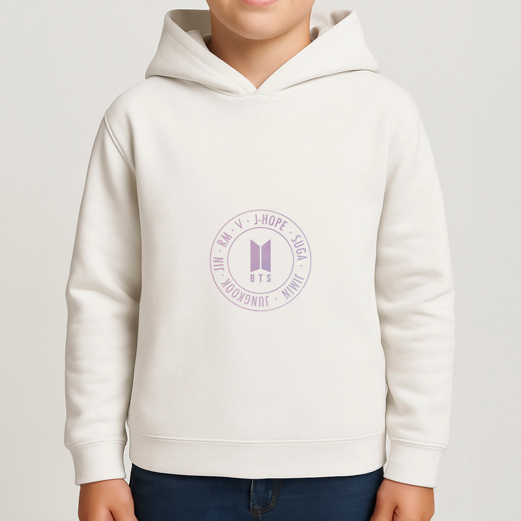 Galaxy Logo - BTS Kids Hoodie