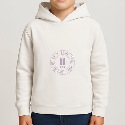 Galaxy Logo - BTS Kids Hoodie