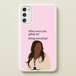 Gifted At Being Annoying  - Abbott Elementary Phone Case for Galaxy S20