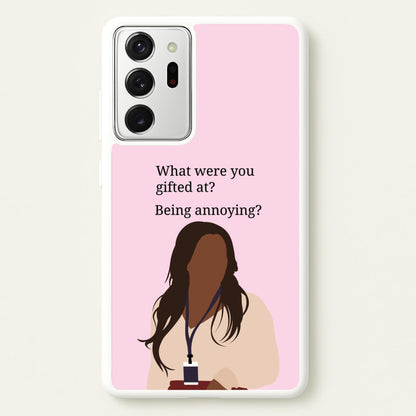 Gifted At Being Annoying  - Abbott Elementary Phone Case for Galaxy Note 20 Ultra