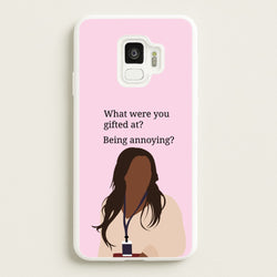 Gifted At Being Annoying  - Abbott Elementary Phone Case for Galaxy S9