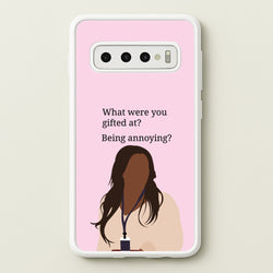 Gifted At Being Annoying  - Abbott Elementary Phone Case for Galaxy S10