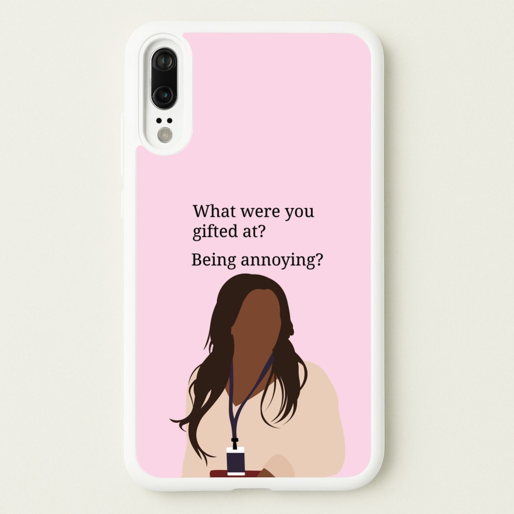 Gifted At Being Annoying  - Abbott Elementary Phone Case for Huawei P20