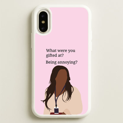Gifted At Being Annoying  - Abbott Elementary Phone Case for iPhone X / XS
