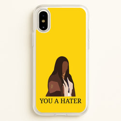 You A Hater  - Abbott Elementary Phone Case for iPhone X / XS