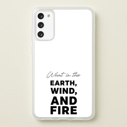 What In The Earth, Wind And Fire  - Abbott Elementary Phone Case for Galaxy A41