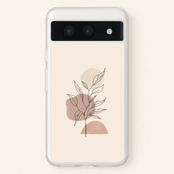 Abstract Pattern X  - Abstract Phone Case for Google Pixel 8a