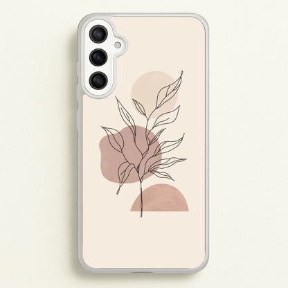 Abstract Pattern X  - Abstract Phone Case for Galaxy A36