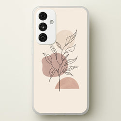 Abstract Pattern X  - Abstract Phone Case for Galaxy A55