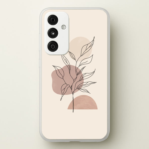 Abstract Pattern X  - Abstract Phone Case for Galaxy A55