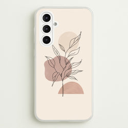 Abstract Pattern X  - Abstract Phone Case for Galaxy A16
