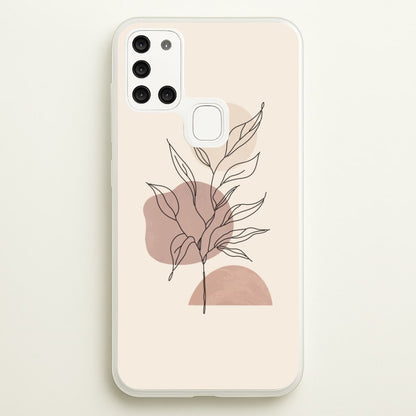 Abstract Pattern X  - Abstract Phone Case for Galaxy A21s