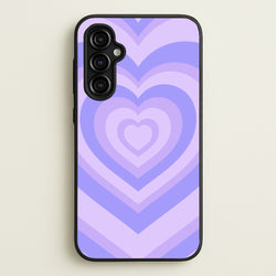 Purple - Colourful Hearts  - Colourful Hearts Phone Case for Galaxy A54