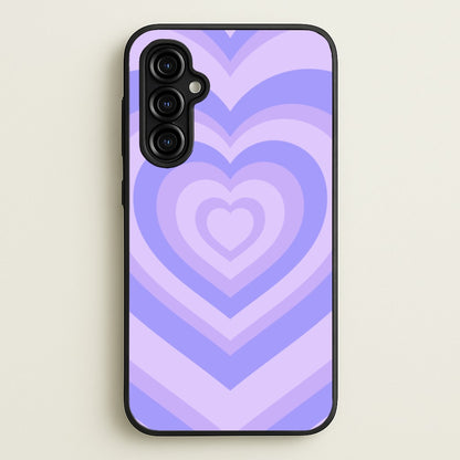 Purple - Colourful Hearts  - Colourful Hearts Phone Case for Galaxy A54