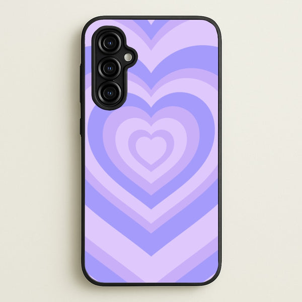 Purple - Colourful Hearts  - Colourful Hearts Phone Case for Galaxy A54