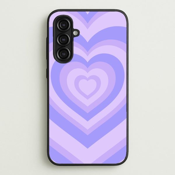 Purple - Colourful Hearts  - Colourful Hearts Phone Case for Galaxy A16