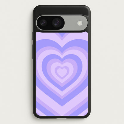 Purple - Colourful Hearts  - Colourful Hearts Phone Case for Google Pixel 9 / 9 Pro
