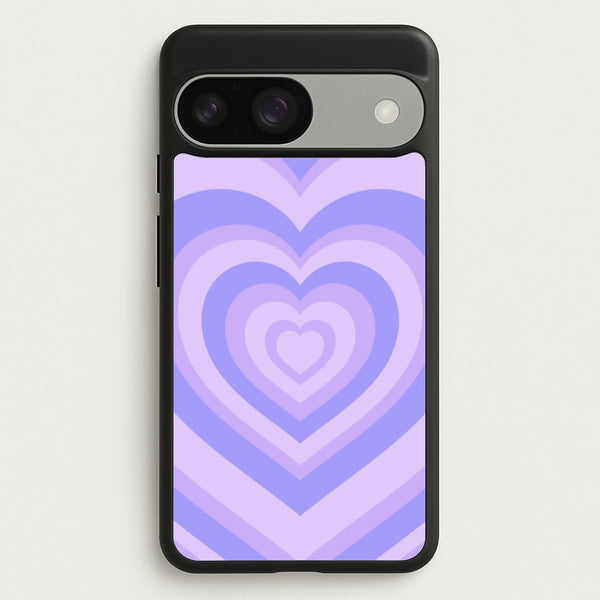 Purple - Colourful Hearts  - Colourful Hearts Phone Case for Google Pixel 9 / 9 Pro