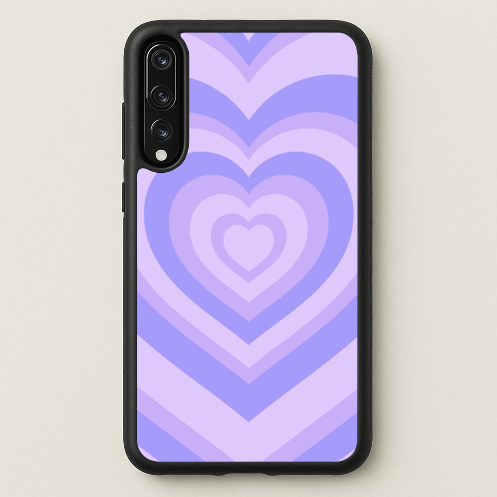 Purple - Colourful Hearts  - Colourful Hearts Phone Case for Huawei P20 Pro