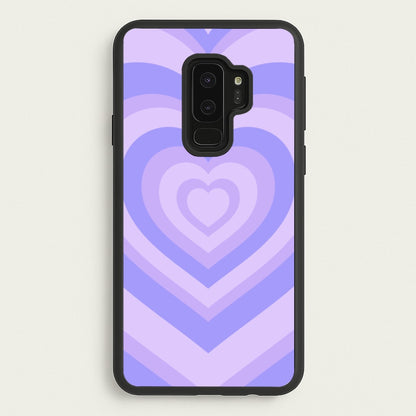 Purple - Colourful Hearts  - Colourful Hearts Phone Case for Galaxy S9 Plus