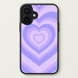 Purple - Colourful Hearts Phone Case for iPhone 17