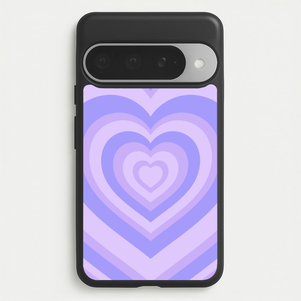 Purple - Colourful Hearts Phone Case for Google Pixel 10 Pro XL
