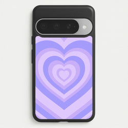 Purple - Colourful Hearts Phone Case for Google Pixel 10 Pro XL