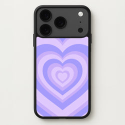 Purple - Colourful Hearts Phone Case for iPhone 17 Pro Max